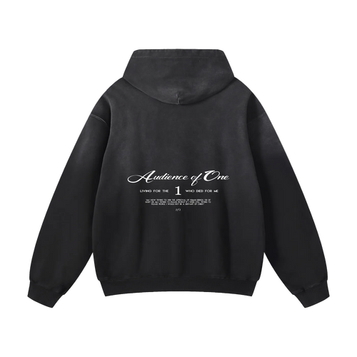 'AUDIENCE OF ONE' HEAVYWEIGHT HOODIE (OVERSIZED)